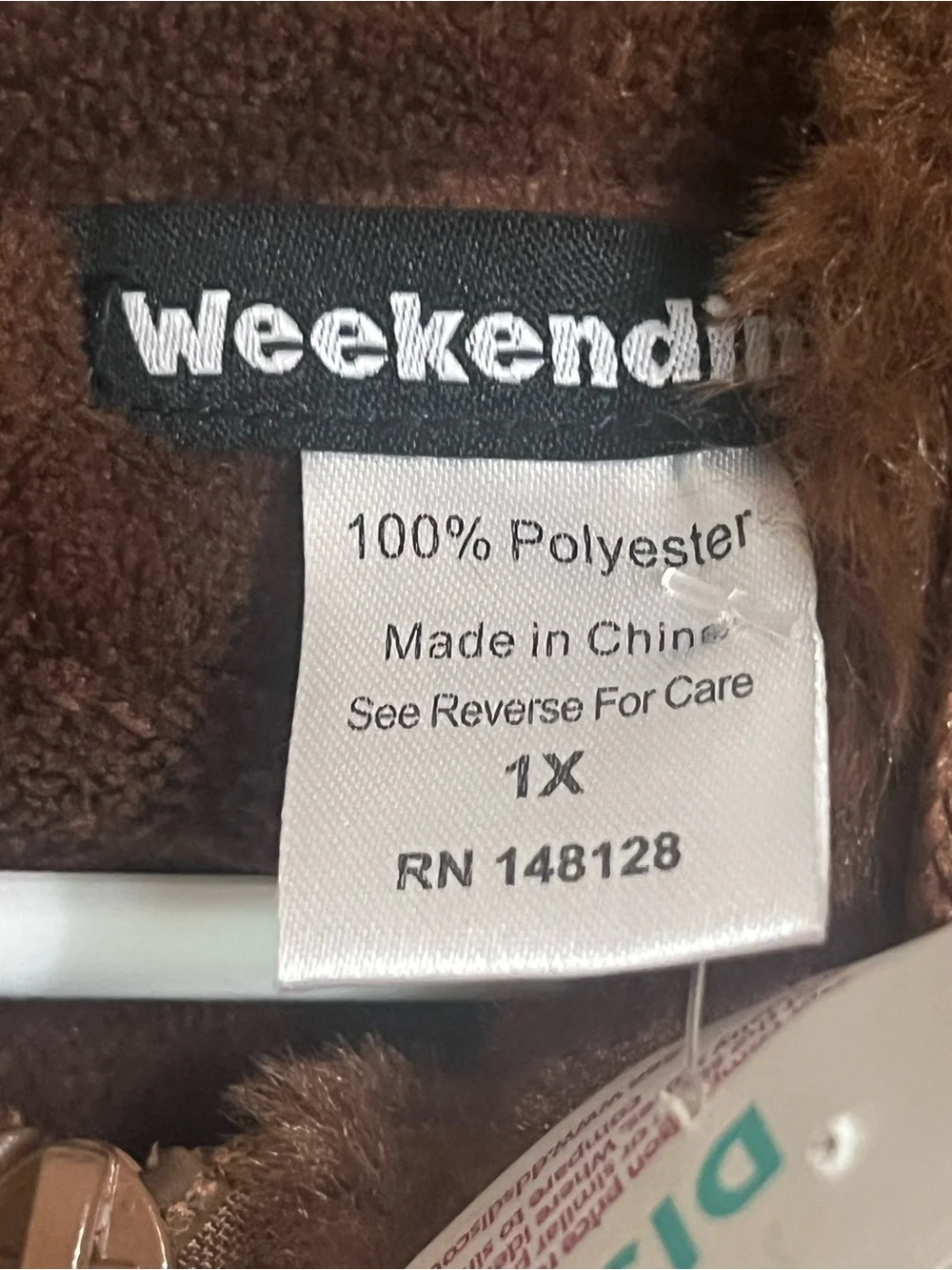 Plush Brown Hooded Teddy Jacket